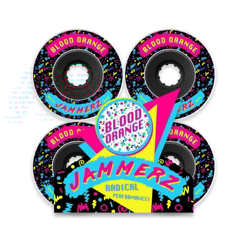 Blood Orange Jammerz 66mm Wheels