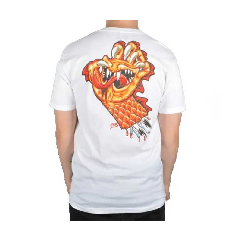 Santa Cruz Cab Hand T-Shirt White