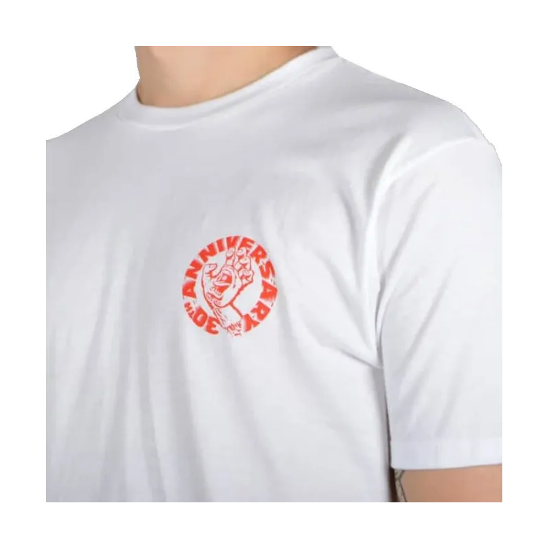 Santa Cruz Cab Hand T-Shirt White