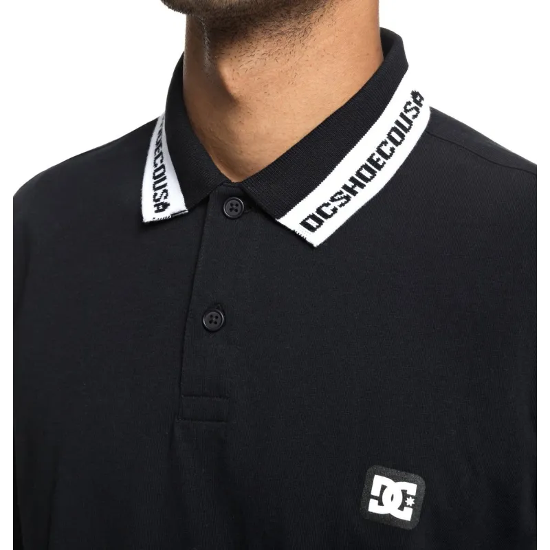 DC Brookings Polo Longsleeve Black