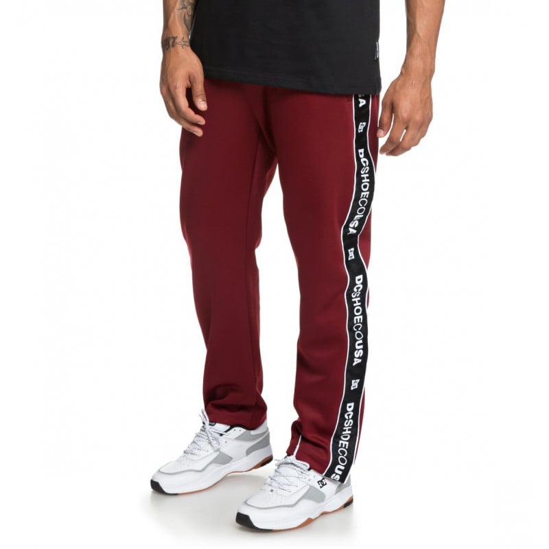 DC Shoes Bellingham Track Pants Dark Red DC Shoes Bellingham Track Pants Dark Red
