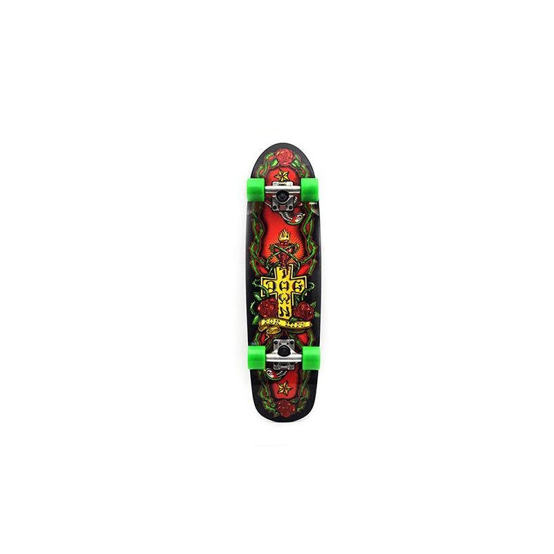 Dogtown For Life Cruiser Black 7.75" - Old School Skateboard Complete Dogtown For Life Cruiser Black 7.75" - Old School Skateboard Complete