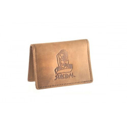 Dogtown X Suicidal Tendencies Brown Premium Leather Bifold Wallet