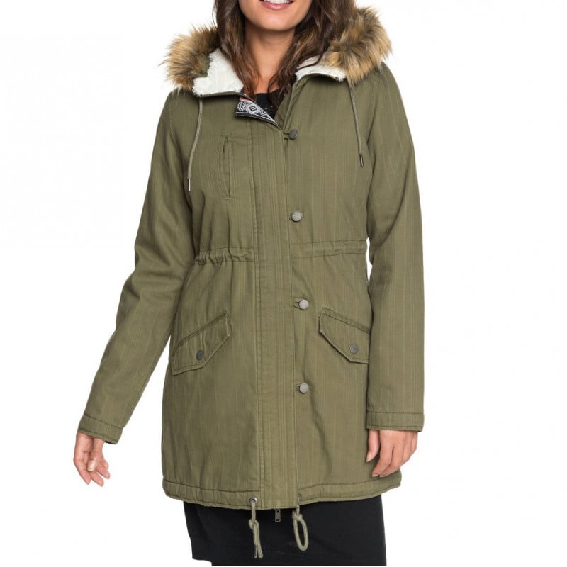 Roxy Essential Element Jacket Burnt Olive