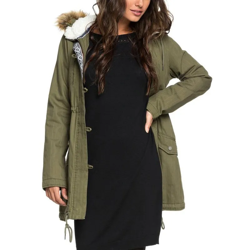 Roxy Essential Element Jacket Burnt Olive