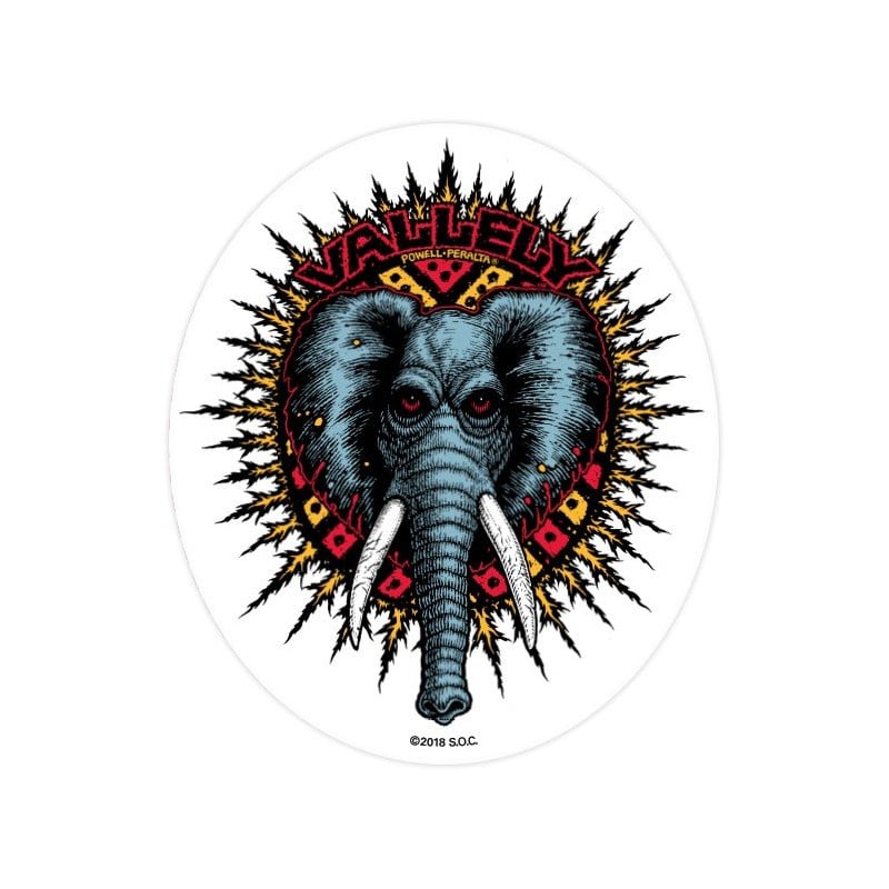 Powell-Peralta Vallely Sticker 4.5" Powell-Peralta Vallely Sticker 4.5"