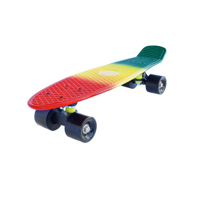Surf Rebel Mini Plastic Cruiser Rasta - Complete Surf Rebel Mini Plastic Cruiser Rasta - Complete