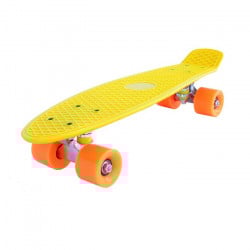 Surf Rebel 22" Yellow - Cruiser Skateboard Complete