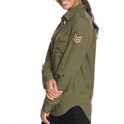 Roxy Military Influence Shirt Burnt Olive