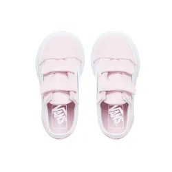 Vans Old Skool V Toddler Shoes Chalk Pink/ True White