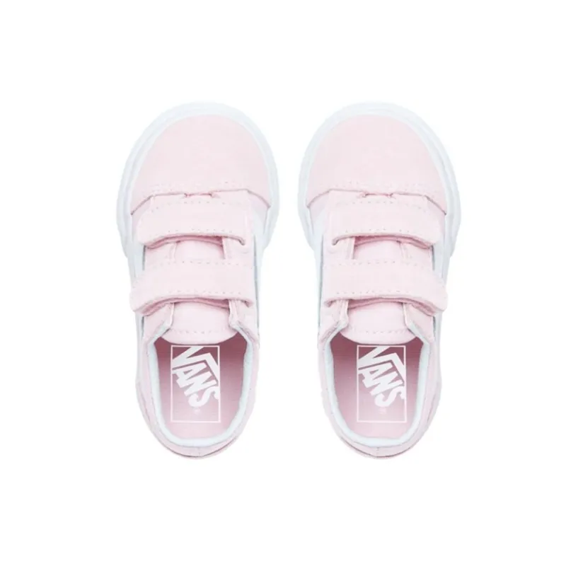 Vans Old Skool V Toddler Shoes Chalk Pink/ True White