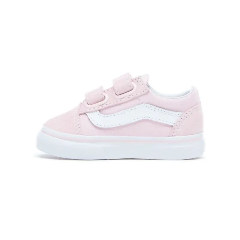 Vans Old Skool V Toddler Scarpe Chalk Pink/ True White