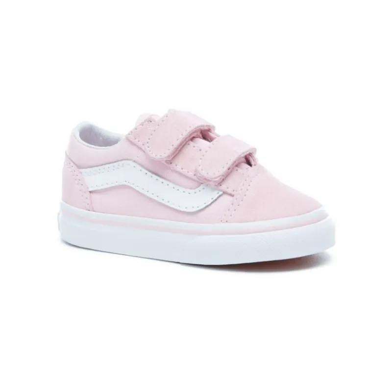 Vans Old Skool V Toddler Shoes Chalk Pink/ True White