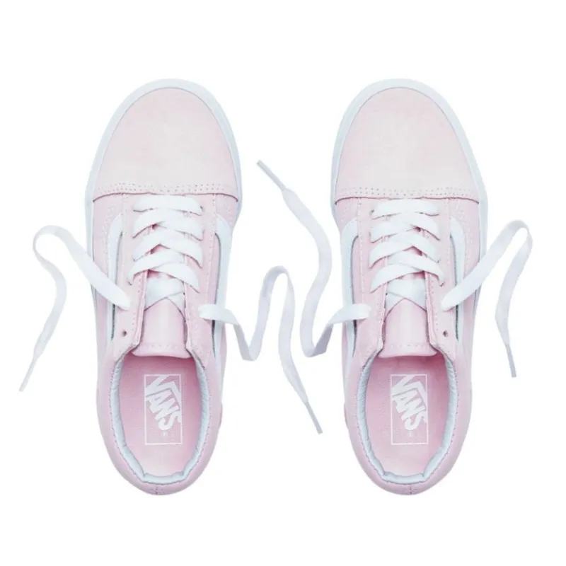 Vans Old Skool Kids Scarpe Chalk Pink / True White