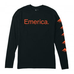 Emerica Team Black Kids Longsleeve