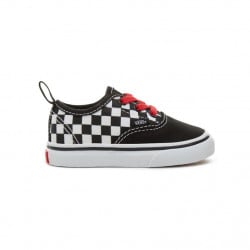 Vans Authentic Toddler Elastic Lace Checkerboard Shoes