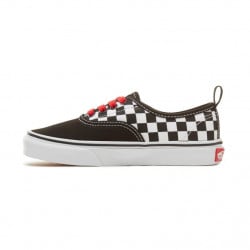 Vans Authentic Kids Elastic Lace Checkerboard Shoes