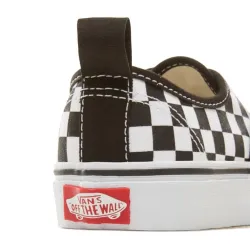 Vans Authentic Kids Elastic Lace Checkerboard Shoes