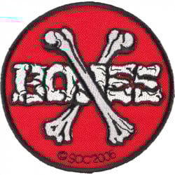 Powell-Peralta Cross Bones 2.5" Patch Red