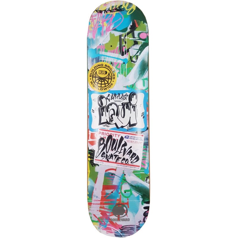 BLVD Carlos Iqui Locals Only 7.75" - Deck Only BLVD Carlos Iqui Locals Only 7.75" - Deck Only