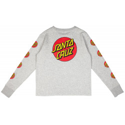 Santa Cruz Classic Dot Women's Crew Raw Heather Grey