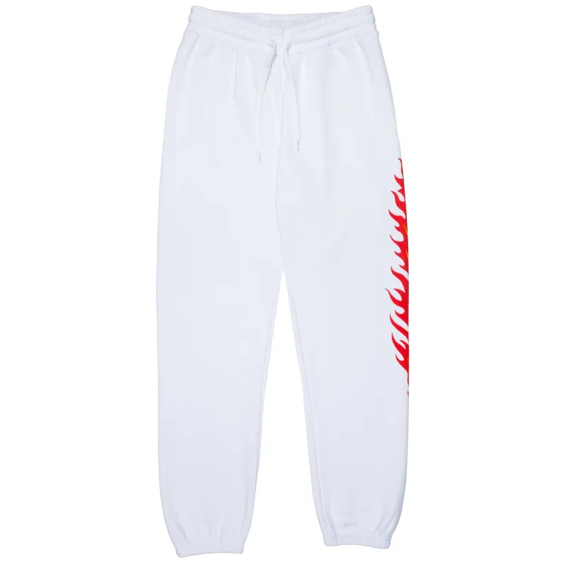Santa Cruz Flame Dot Women's Sweatpants White
