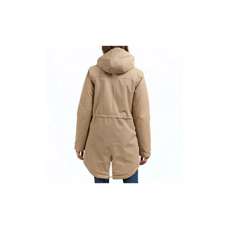 Volcom Walk On By Parka Jacket Khaki