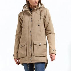 Volcom Walk On By Parka Jacket Khaki