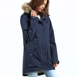 Volcom Less Is More Parka Jacket Navy