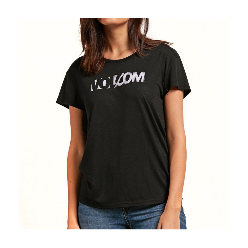 Volcom Easy Babe Rad 2 T-Shirt Black Volcom Easy Babe Rad 2 T-Shirt Black