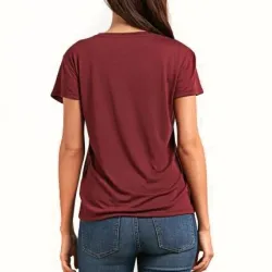 Volcom Easy Babe Rad 2 Women's T-Shirt Burgundy