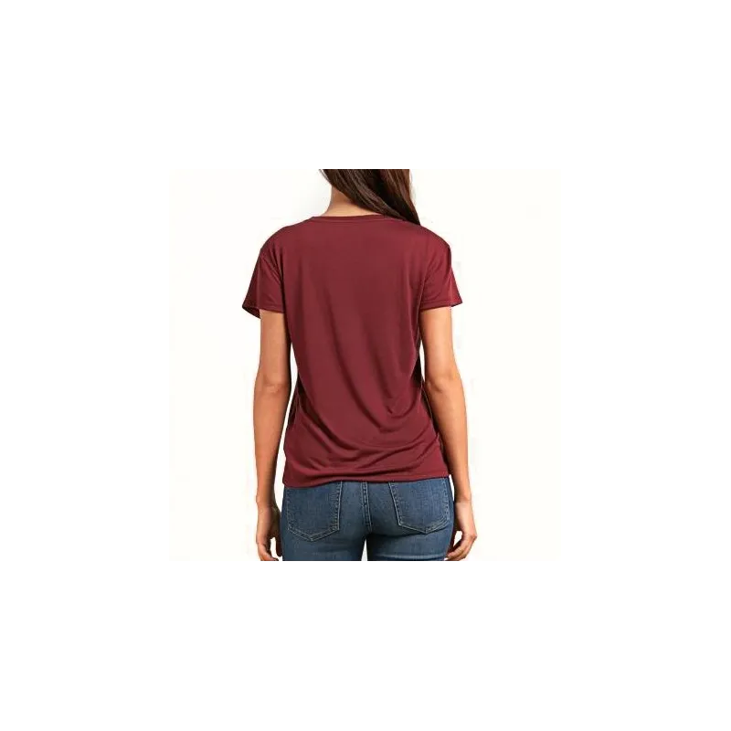 Volcom Easy Babe Rad 2 Women's T-Shirt Burgundy
