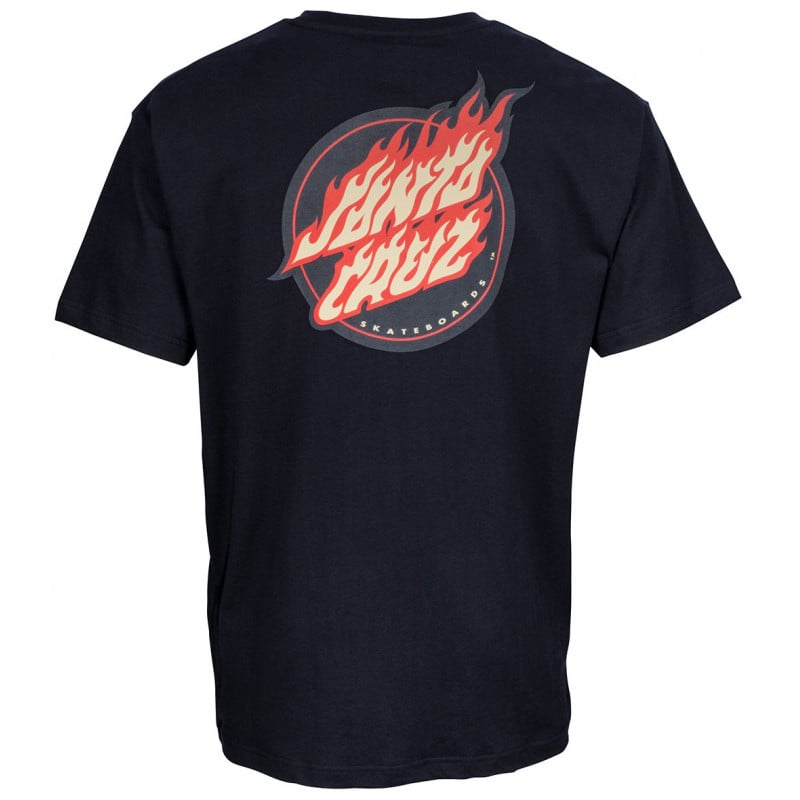 Santa Cruz Flaming Dot T-Shirt