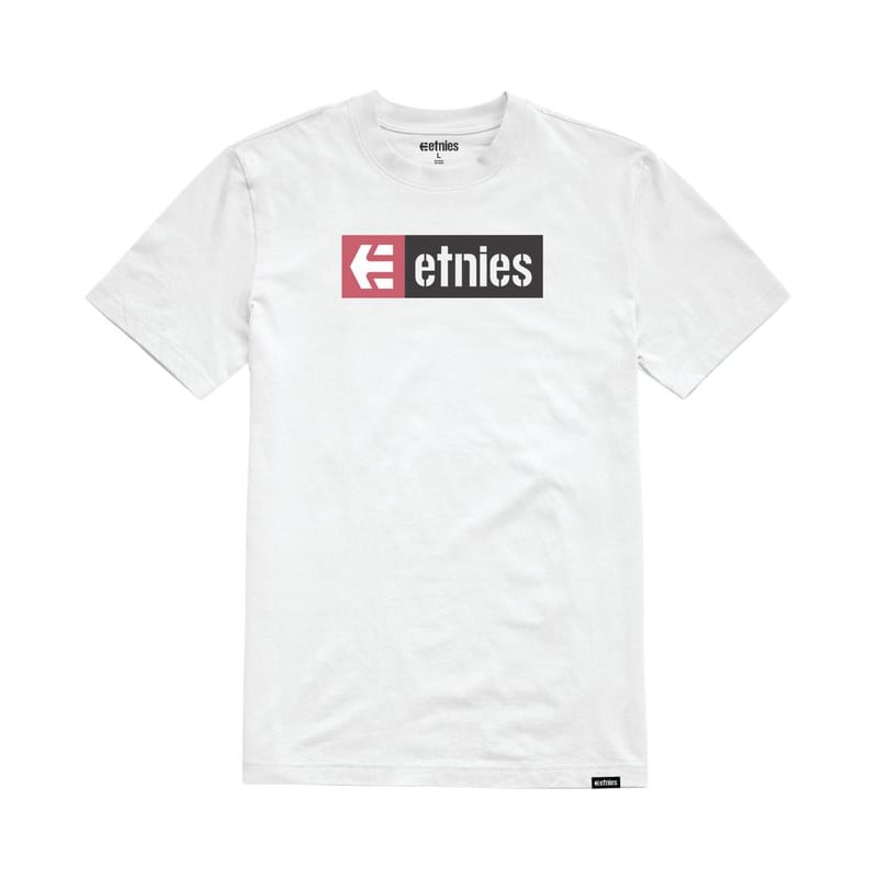 Etnies New Box T-shirt White Etnies New Box T-shirt White