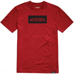 Etnies Corp Box T-shirt Red