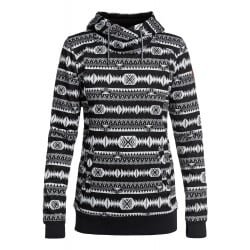 Roxy Dispy Technical Hoodie Black/White