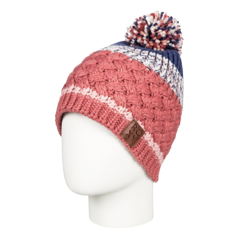 Roxy Hailey Pom Pom Women Beanie Dusty Cedar Roxy Hailey Pom Pom Women Beanie Dusty Cedar