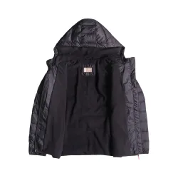 Roxy Wonderful Tonight Hooded Puffer Kids  Jacket Charcoal