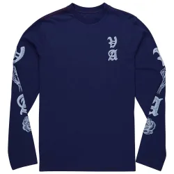 RVCA Rose Push Longsleeve Blue Depth
