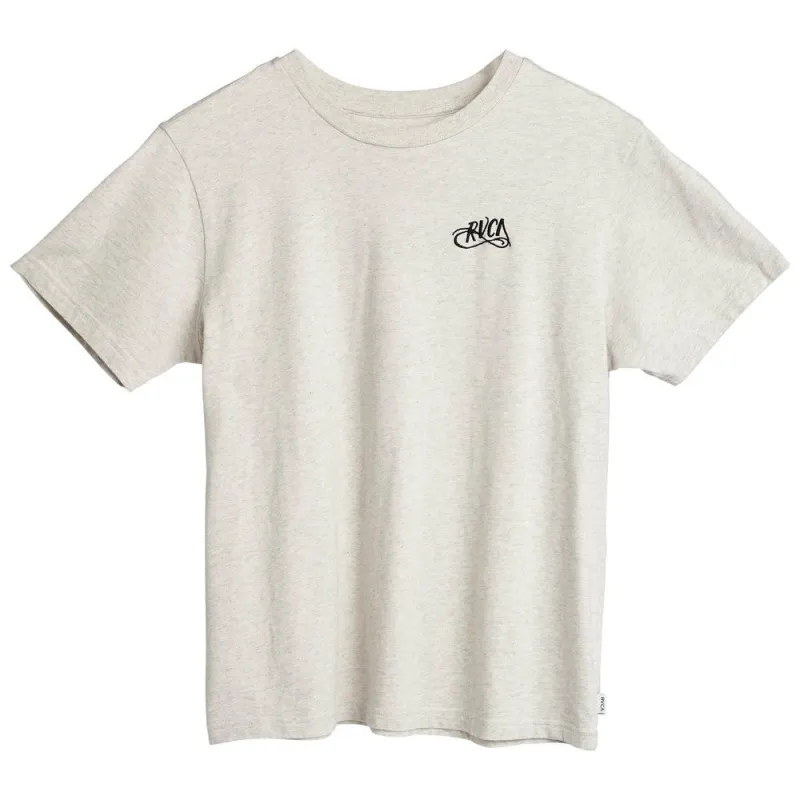 RVCA Flower Power Women's T-shirt Snow Marle