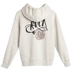RVCA Flower Power Hoodie Snow Marle