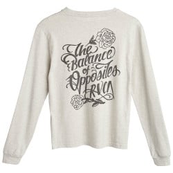 RVCA Flower Power Longsleeve Snow Marle