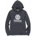 Element Vertical Zip Hoodie Kids Charcoal Heather