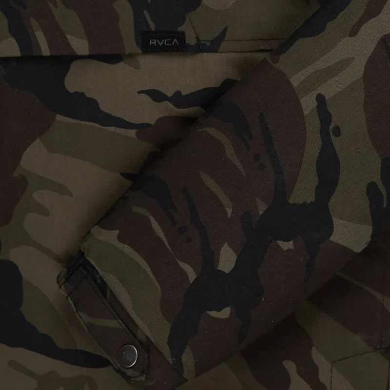 RVCA Profound Anorak II Woodland Camo