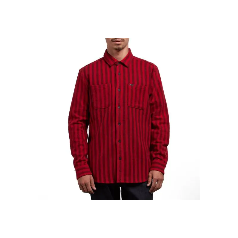 Volcom Shader Shirt Engine Red