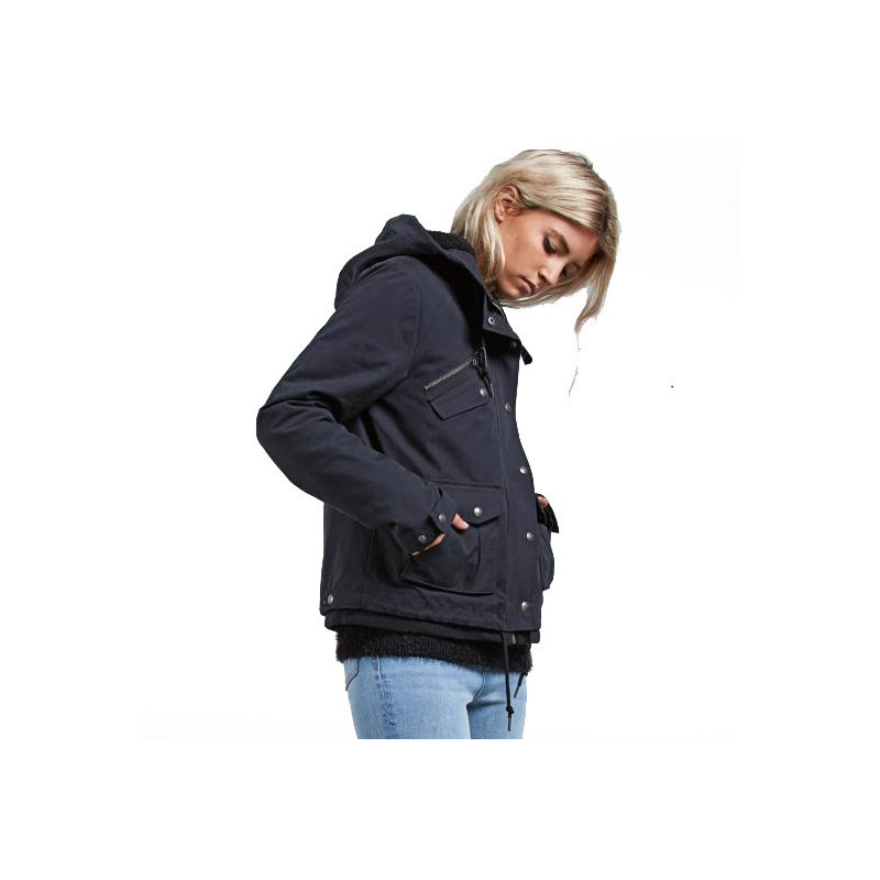 Volcom Walk On By Short Jacket Black