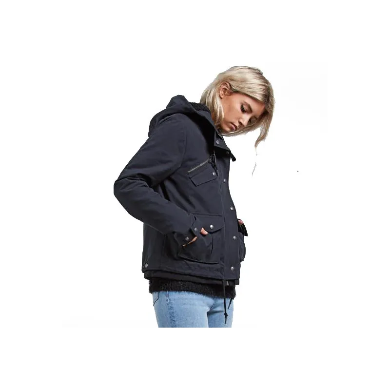 Volcom Walk On By Short Jacket Black