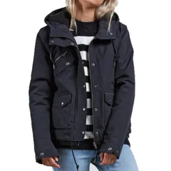 Volcom Walk On By Short Jacket Black
