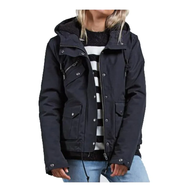 Volcom Walk On By Short Jacket Black