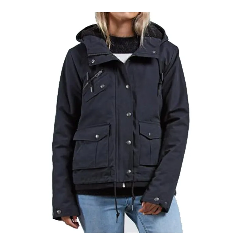 Volcom Walk On By Short Jacket Black